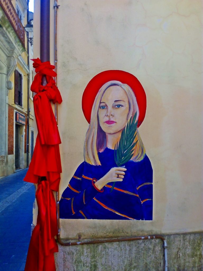 Romina De Cesare - il murales a lei dedicato