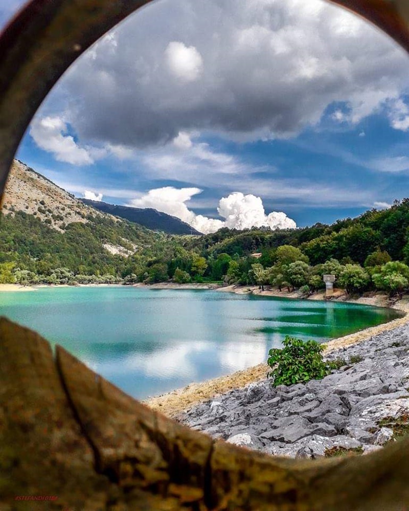San Biagio Saracinisco - Lago Selva in foto