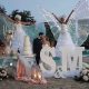Organizzare matrimoni - Sposi con trampolieri