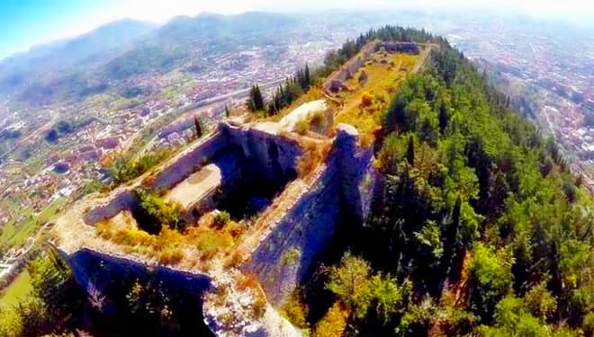 Monte San Casto - Veduta da un drone