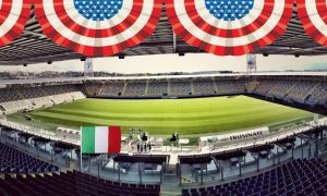 Stadio Benito Stirpe - immagine dello stadio dalla tribuna