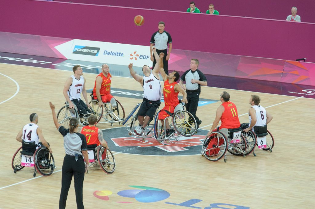 Comitato Paralimpico Italiano - partita di basket in carrozzina
