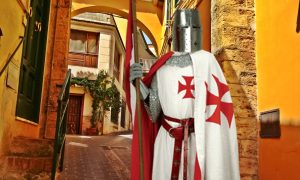 Cavalieri di Malta nel frusinate - Cavaliere nel centro storico