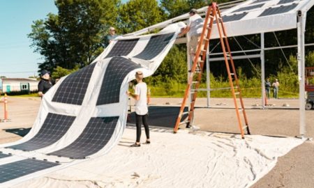 Comunità di Energia Rinnovabile - Tessuto Di Pannello Fotovoltaico in montaggio