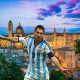 L’Italia ai Mondiali c’è - Porto Recanati sullo sfondo E Lio Messi