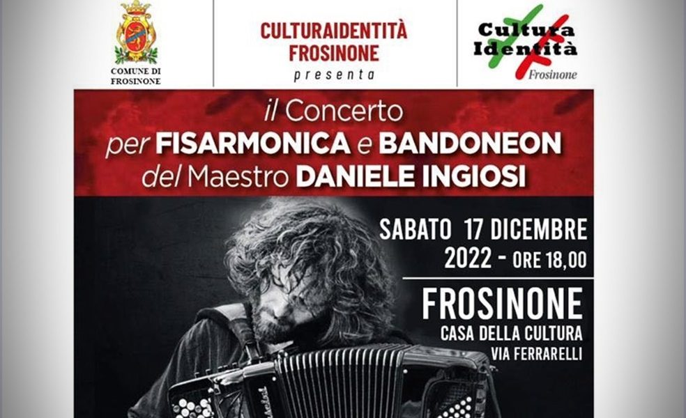 Concerto per fisarmonica e bandoneon- Locandina Casa Della Cultura di Frosinone