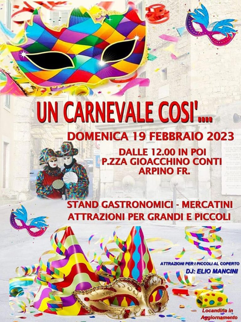 Cicerone - Carnevale Cosi di Arpino2023