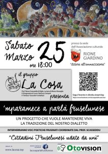 Il dialetto frusinate - Locandina dell'evento