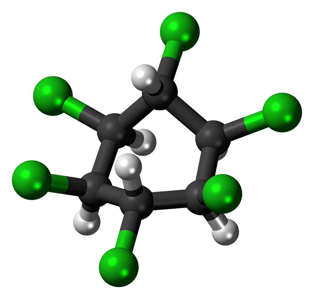 molecola - Molecola di esaclorocicloesano