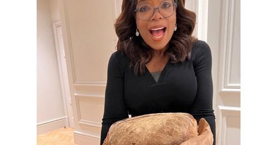 Oprah Winfrey a Fiuggi- Pane ciociaro