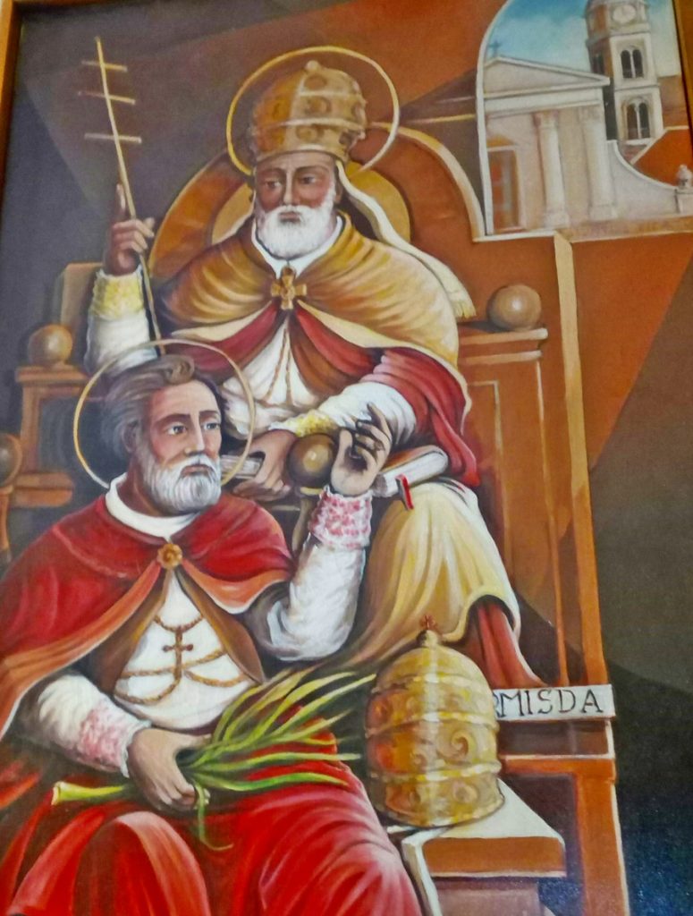 Sant'Ormisda - dipinto dei due santi