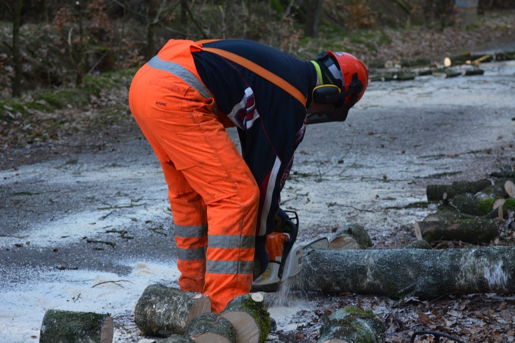 Sicurezza idrogeologica a Frosinone - Operaio che fa manutenzione