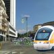 Mobilità sostenibile a Frosinone - Rotatoria E Bus in transito