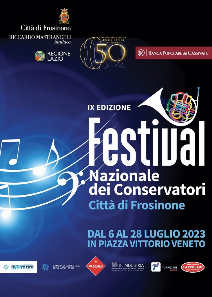 Festival dei Conservatori a Frosinone - Locandina del Festival
