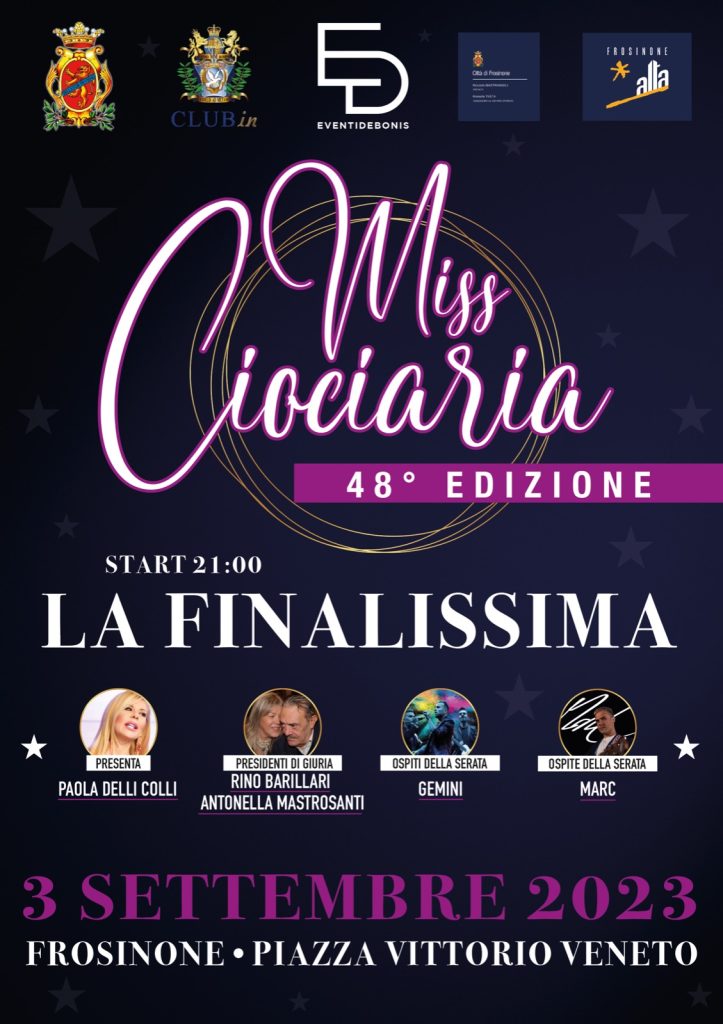 Miss Ciociaria a Frosinone  - Miss Ciociaria locandina e dettagli