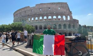 Dalla Francia in Ciociaria in bici- Colosseo in foto