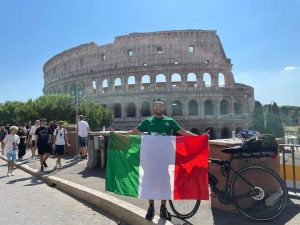 Dalla Francia in Ciociaria in bici- Colosseo in foto