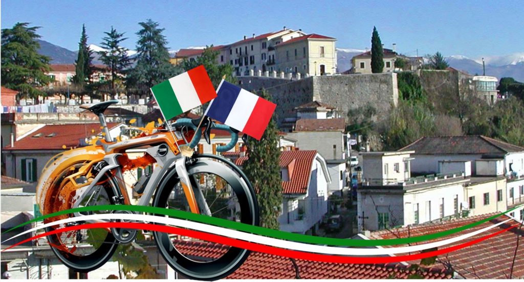 Dalla Francia in Ciociaria in bici- Castelliri con la bici