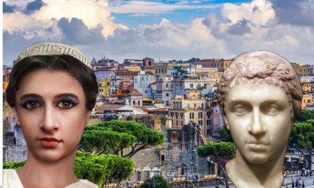 Ricostruzione Facciale Di Cleopatra - sfondo romano