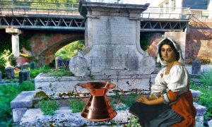 Restauro fontana Bussi - una ciociara alla fontana Bussi