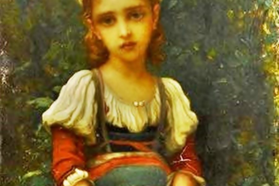 Maria Pasqua modella bambina - Bimbetta Ciociara in foto