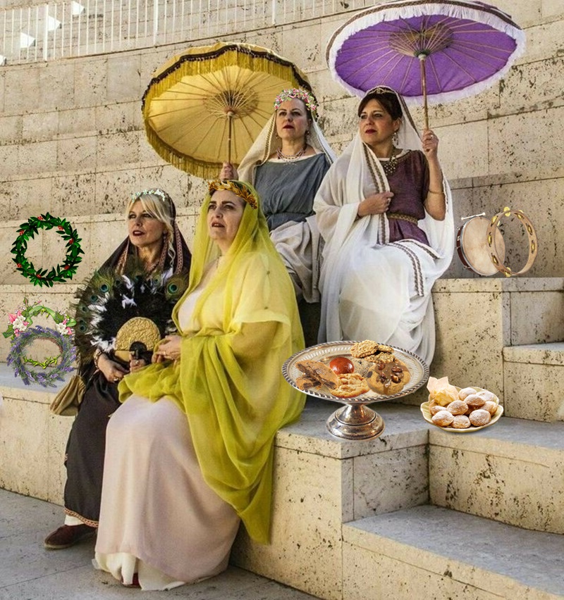 Donne emancipate nell’antica Roma - Gradinate in foto
