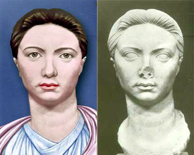 Vipsania Agrippina - Vipsania Figlia Di Agrippa e mezzo busto
