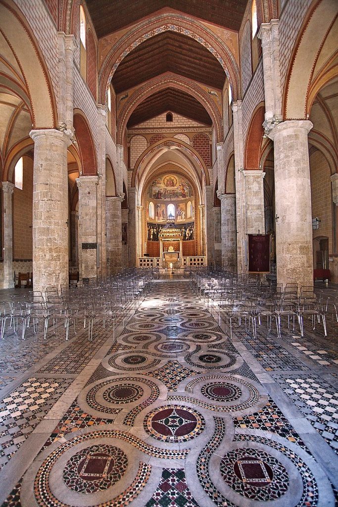 Gregorio IX da Anagni - 800px Cattedrale Di Anagni. Interno