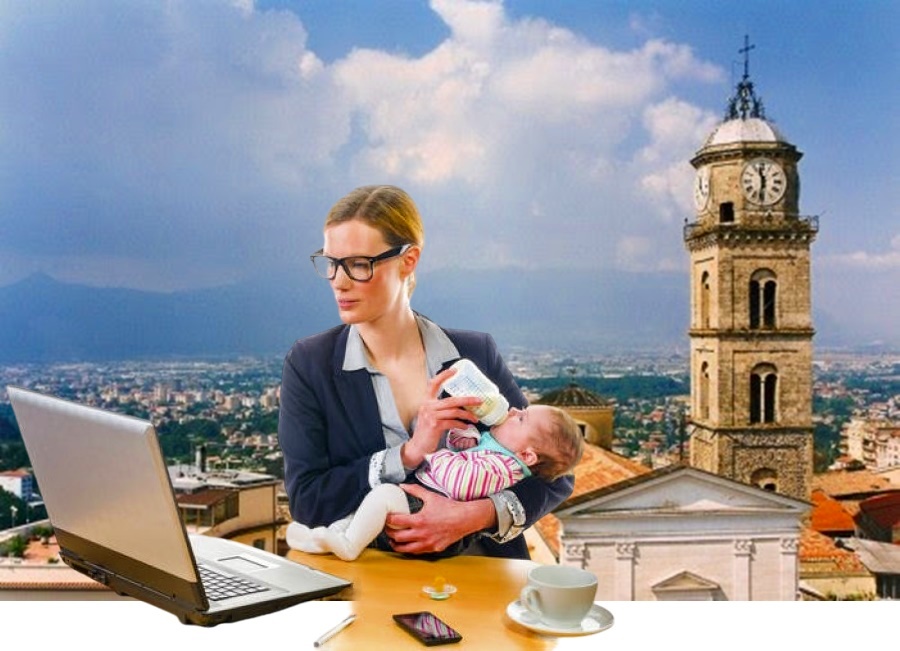 I take my son to work - Mamme Di Frosinone