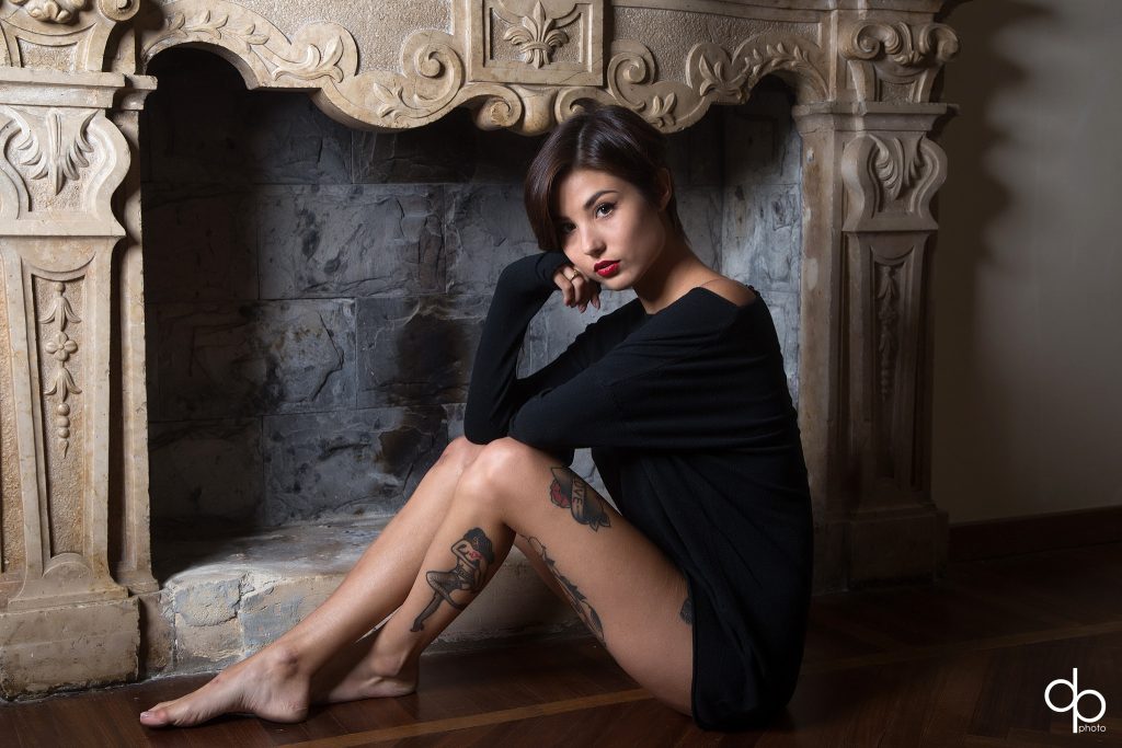 Tatuaggi - Davide Paltrinieri Giorgia Soleri Model Briunetka Sidit Na P