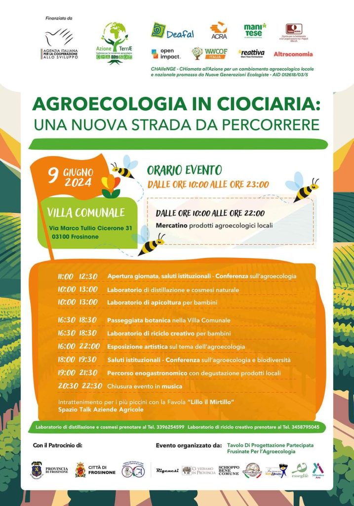 Agroecologia in Ciociaria - Locandina in foto
