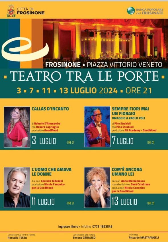 Teatro tra le porte a Frosinone - Teatro Tra Le Porte in locandina