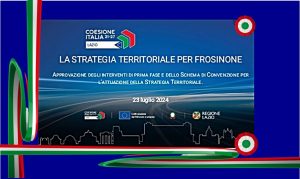 Dieci milioni di euro su Frosinone - Strategia territoriale