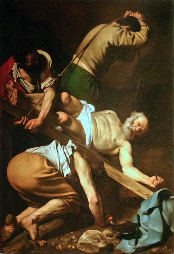 Caravaggio e il Cavalier D’Arpino - Quadro famoso  Del Caravaggio