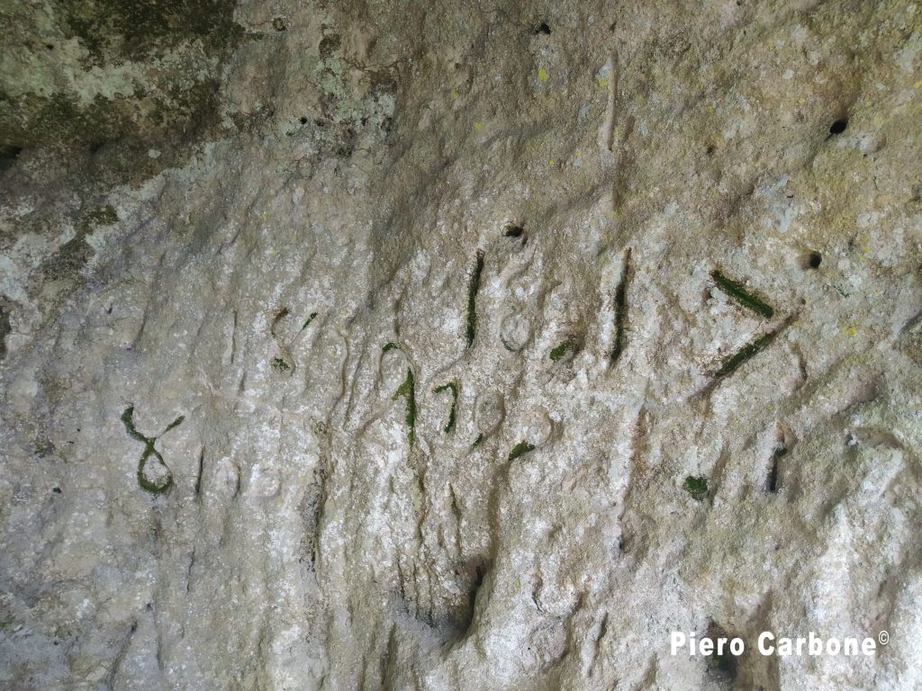 Iscrizioni roccia
