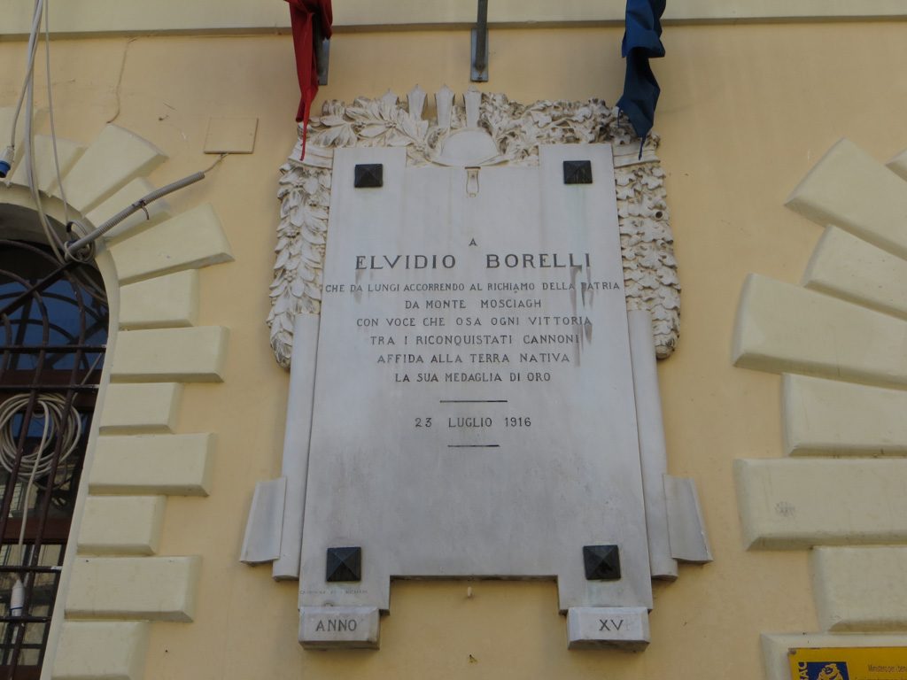 Lapide In Memoria Di Elvidio Borelli A Lamezia