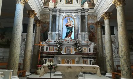 da lamezia - Madonna di conflenti esposta nella chiesa