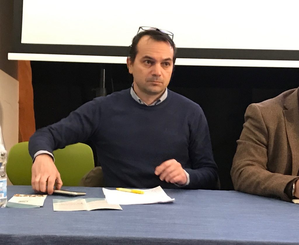 Antonio Curcio (AIB) all'incontro sulle biblioteche