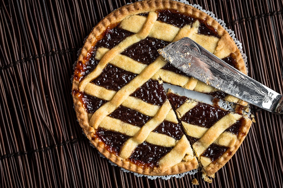 Crostata di marmellata d'uva