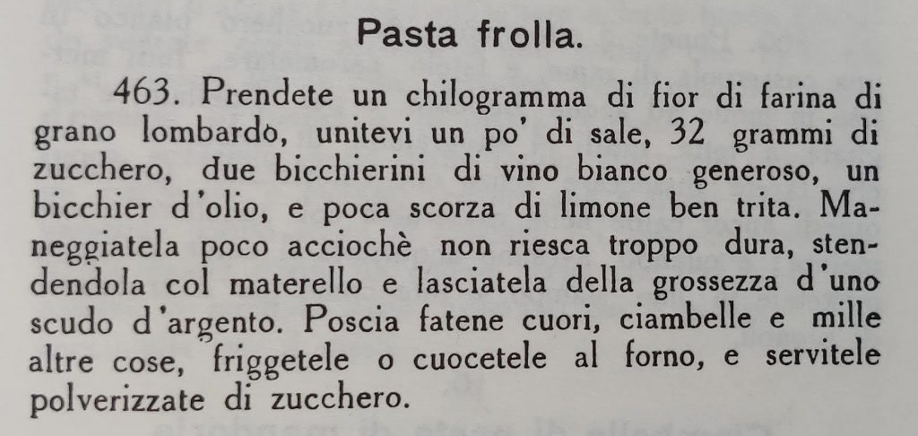 Pasta Frolla