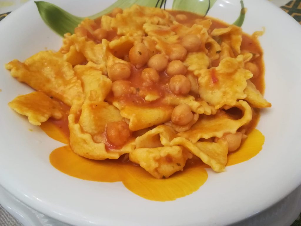 Pasta maltagliati con i Ceci