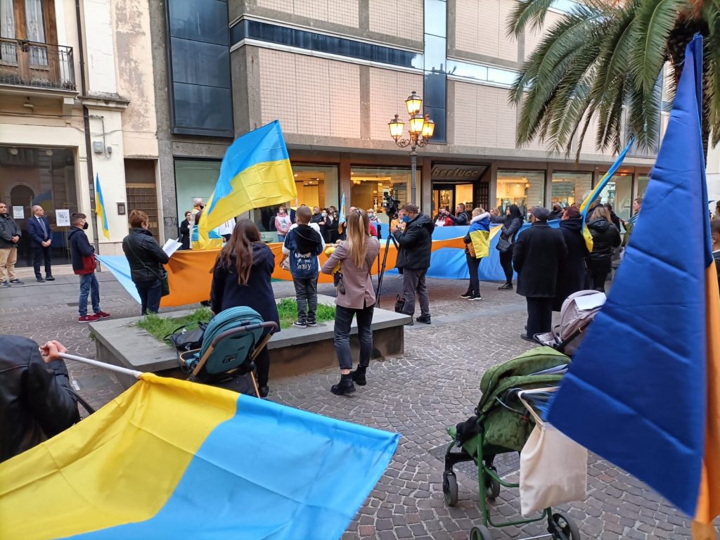 Manifestazione comunità Ucraina