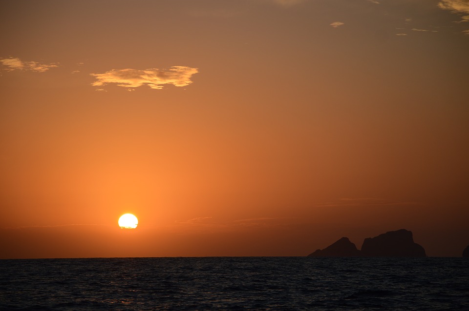 tramonto a Palmarola 