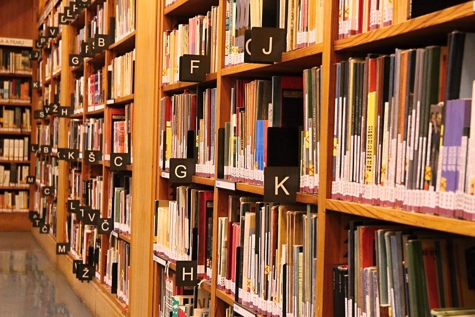 Biblioteca digitale - Biblioteca con scaffalature