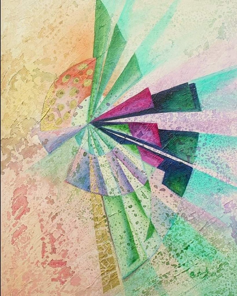 Raffaele Aprile - Tela Stratta con geometrie