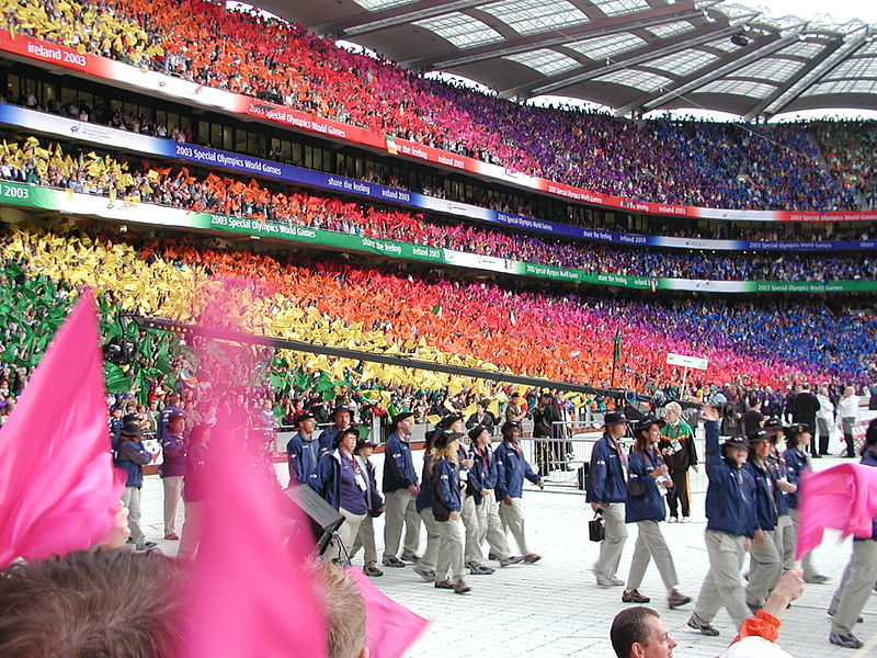 Eunice Kennedy Shriver - cerimonia di apertura Olimpiadi Speciali