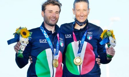 Oro italiano nella vela - Oro nella Vela dopo la premiazione