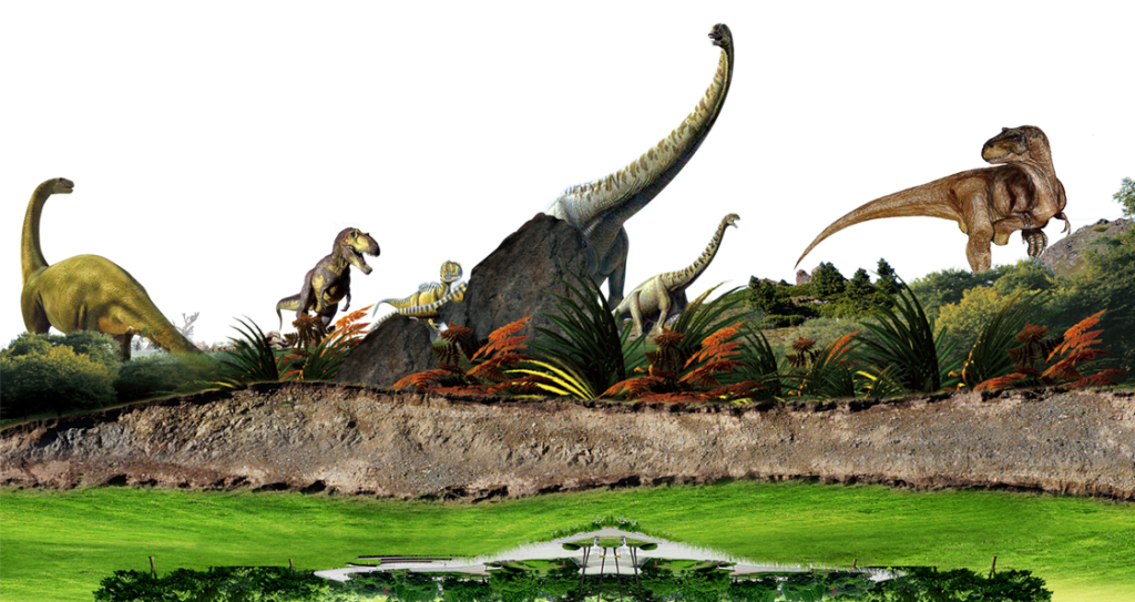 ricostruzione grafica - Vari Dinosauri in grafica