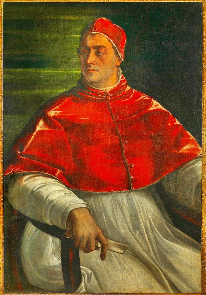 Ippolito De Medici - Clemente VII in un noto ritratto ufficiale