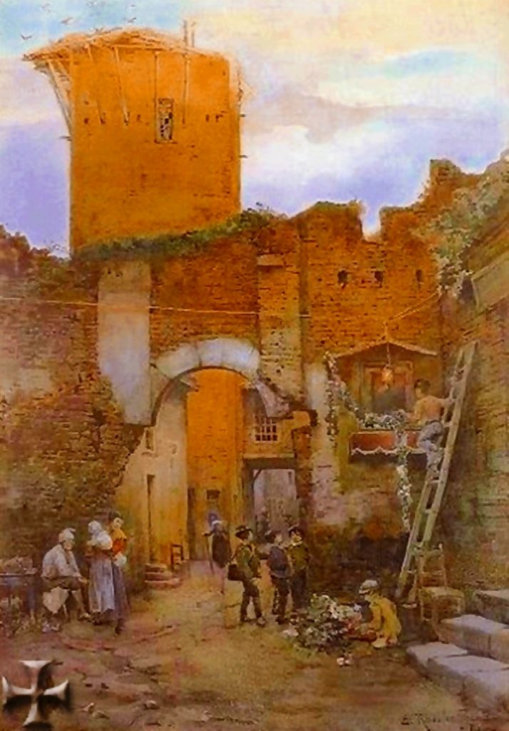 ruderi - Foto Torre in un Dipinto